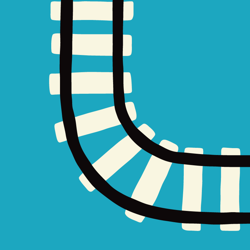 Train Tracks illustration